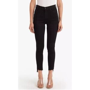 MOTHER Women's The Stunner Zip Ankle Step‎ Fray in Not Guilty Size 25